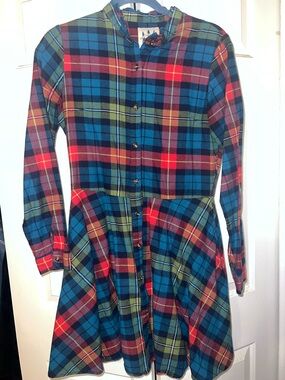 Kiel James Patrick Multicolor Plaid Flannel Shirt - Blue, Red, Green